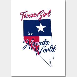 Texas Girl In A Nevada World Posters and Art